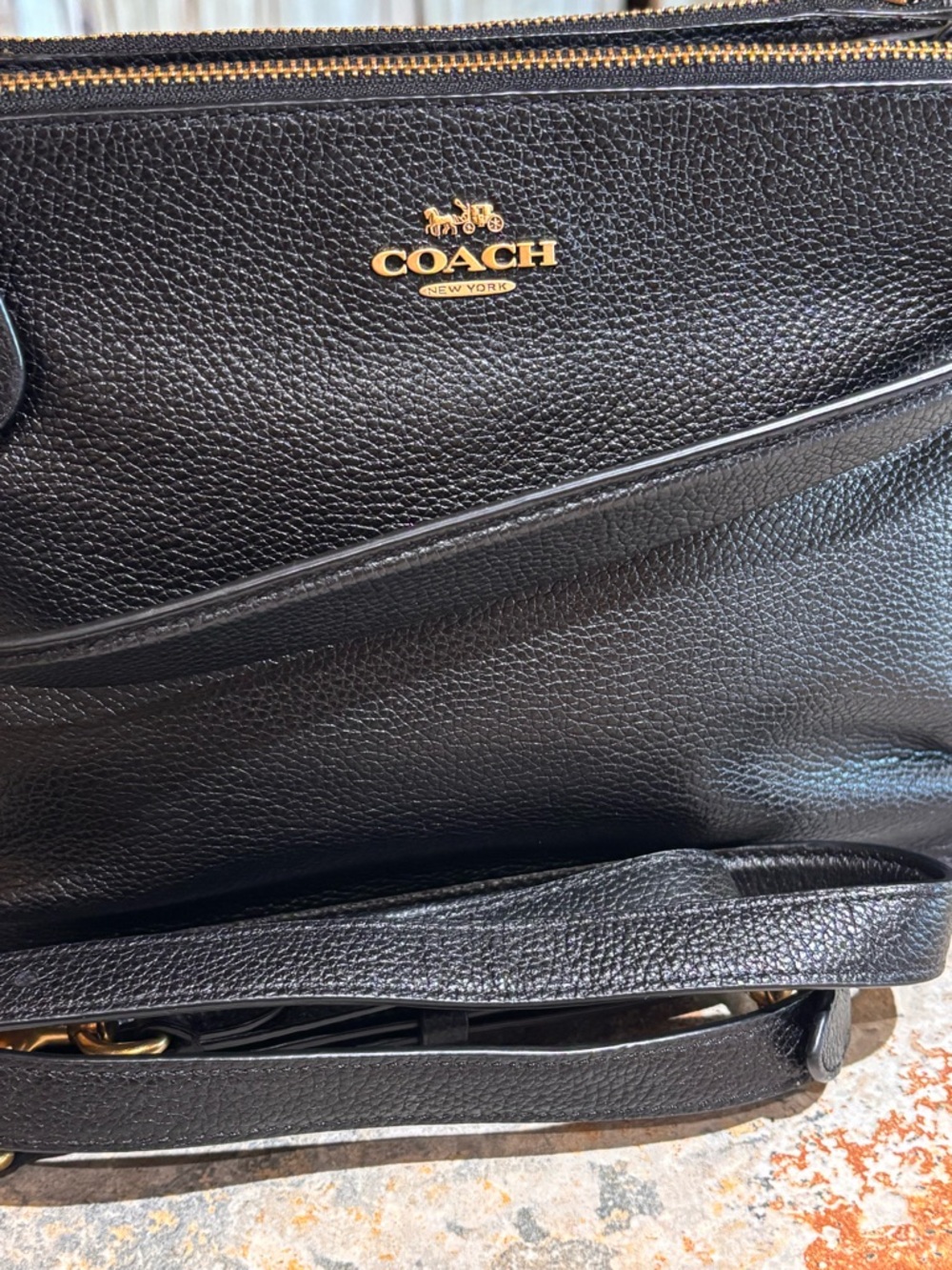 Coach Double Zip Shoulder Bag - Picture 2 of 9